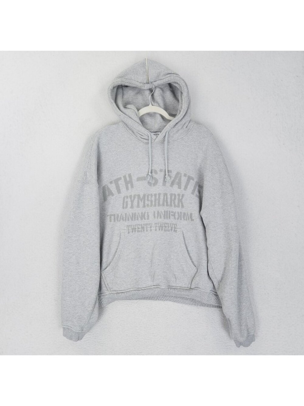 Gymshark Hoodie Mens Large Collegiate Heavyweight Cotton Pullover Sweatshirt